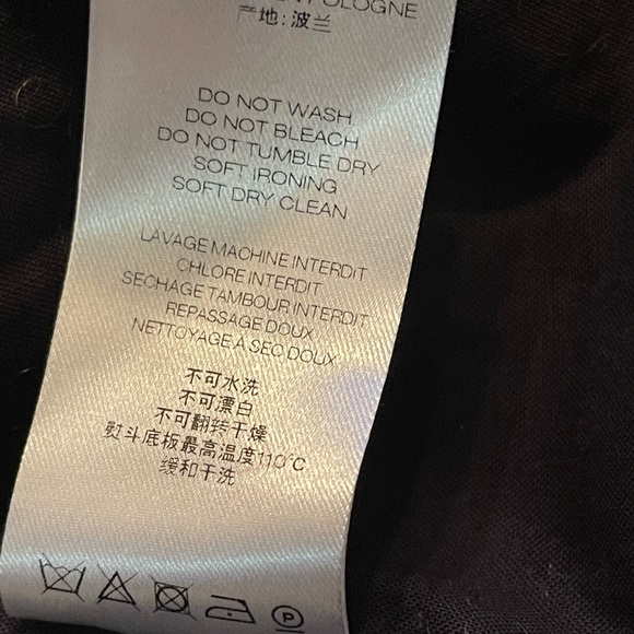 IRO Paris Passion Shacket Jacket Striped Cotton/Mohair/Alpaca/Wool Sz XS (EU 32) - Picture 6 of 7